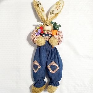 Bunny Rabbit Shelf Sitter Plush Garden Gardening Carrot Vigor International.